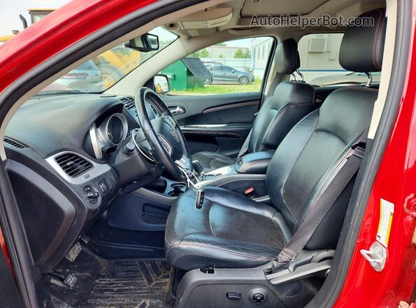 3C4PDDEG9HT595977 2017 DODGE JOURNEY Red Vista interior delantera