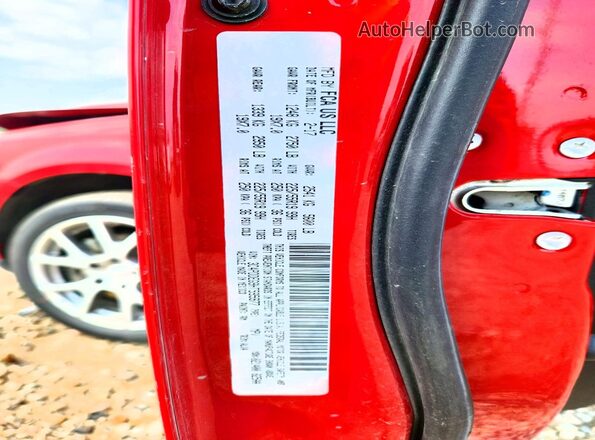 3C4PDDEG9HT595977 2017 DODGE JOURNEY Red Vista de la etiqueta del VIN