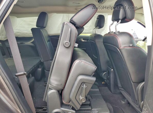 3C4PDDEG9HT608937 2017 DODGE JOURNEY Gray უკანა სალონის ხედი