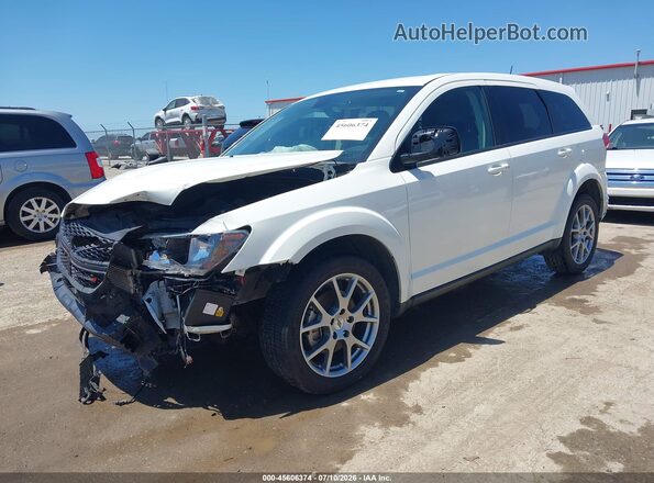 3C4PDDEG9KT784555 2019 DODGE JOURNEY White წინა მარცხენა ხედი სამი მეოთხედიდან