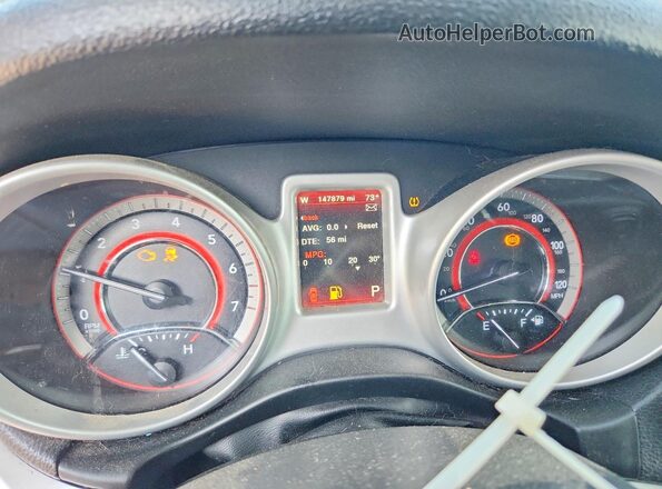 3C4PDDEG9KT846293 2019 DODGE JOURNEY Black ხელსაწყოთა პანელის ხედი