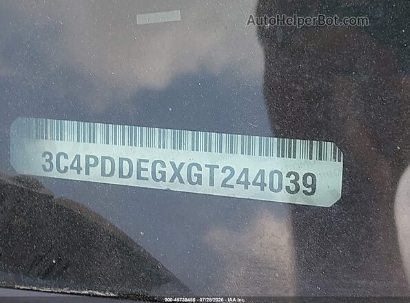 3C4PDDEGXGT244039 2016 DODGE JOURNEY Красный Вид подкапотного пространства