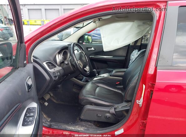 3C4PDDEGXGT244039 2016 DODGE JOURNEY Красный Вид салона спереди