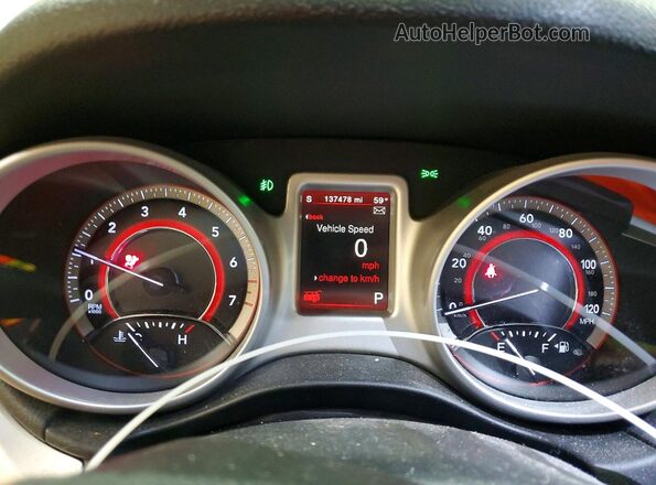 3C4PDDEGXJT278327 2018 DODGE JOURNEY Gray Սարքավորումների վահանակի տեսք
