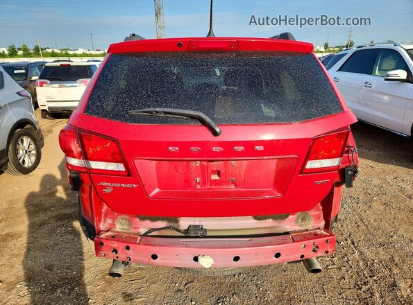 3C4PDDEGXJT319961 2018 DODGE JOURNEY Red Вид ззаду