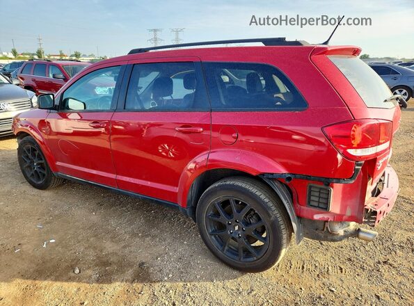 3C4PDDEGXJT319961 2018 DODGE JOURNEY Red Задня ліва чверть
