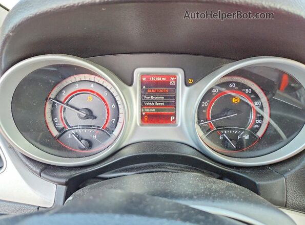 3C4PDDEGXJT319961 2018 DODGE JOURNEY Red Вид щитка приладів