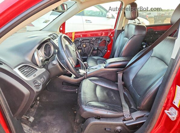 3C4PDDEGXJT319961 2018 DODGE JOURNEY Red Вид салону спереду
