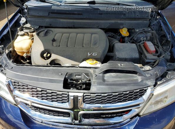 3C4PDDFG0HT615208 2017 DODGE JOURNEY Blue ძრავის განყოფილების ხედი