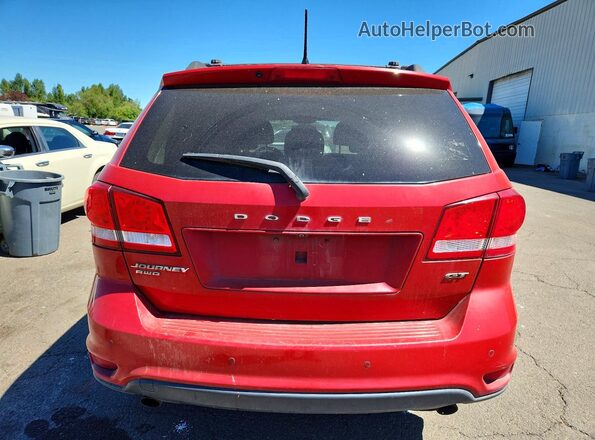 3C4PDDFG2HT595561 2017 DODGE JOURNEY Красный Вид сзади