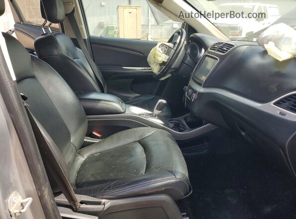 3C4PDDFG9JT301286 2018 DODGE JOURNEY Silver Front interior view