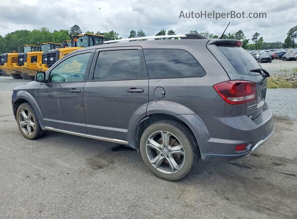 3C4PDDGG1HT634168 2017 DODGE JOURNEY Gray Rear left