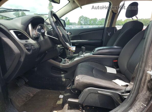 3C4PDDGG1HT634168 2017 DODGE JOURNEY Gray Front interior view