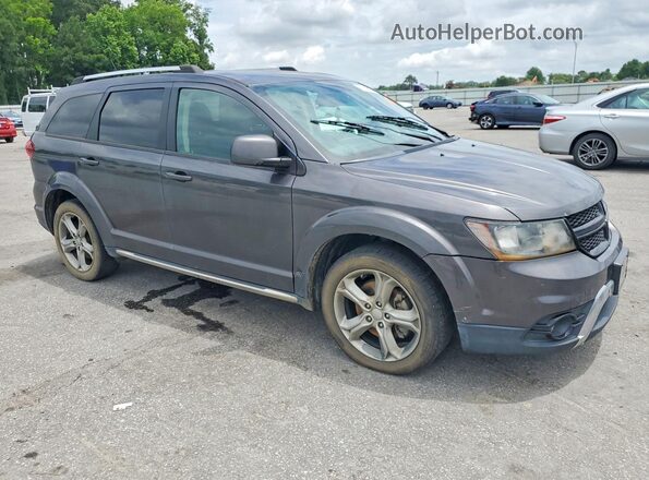 3C4PDDGG1HT634168 2017 DODGE JOURNEY Gray Front right