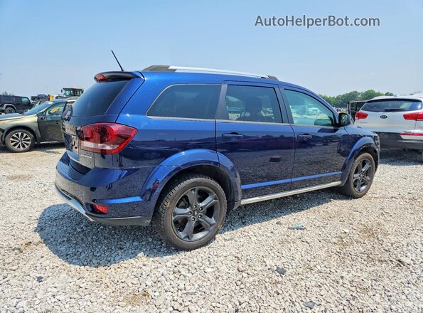 3C4PDDGG1JT252132 2018 DODGE JOURNEY Синий Задняя правая четверть