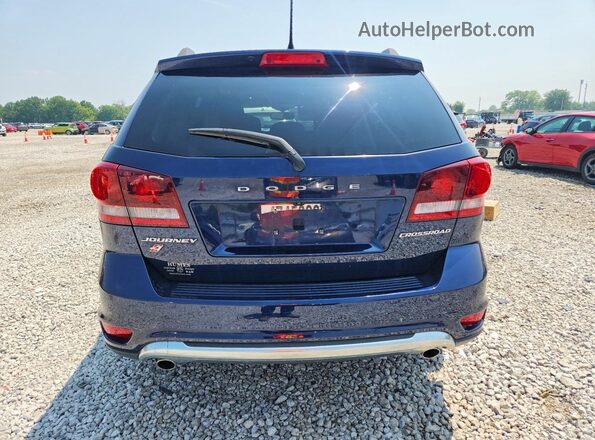 3C4PDDGG1JT252132 2018 DODGE JOURNEY Синий Вид сзади