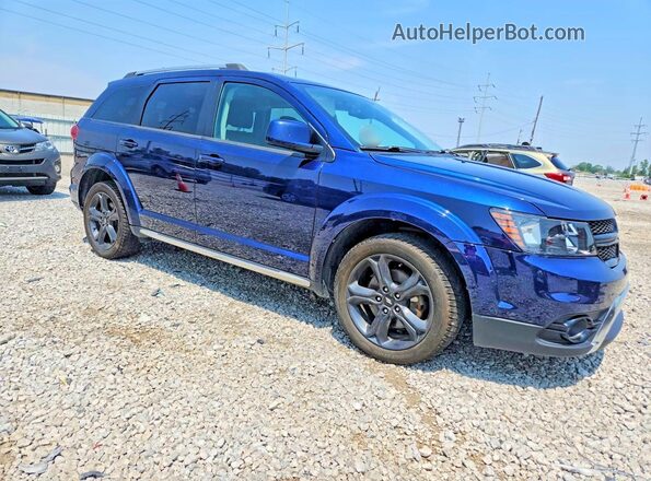 3C4PDDGG1JT252132 2018 DODGE JOURNEY Синий Передняя правая четверть
