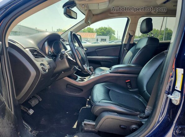 3C4PDDGG1JT252132 2018 DODGE JOURNEY Синий Вид салона спереди