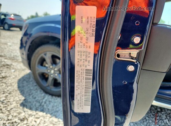 3C4PDDGG1JT252132 2018 DODGE JOURNEY Синий Вид наклейки с VIN-кодом