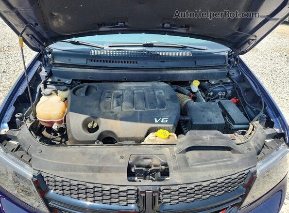 3C4PDDGG1JT252132 2018 DODGE JOURNEY Синий Вид подкапотного пространства
