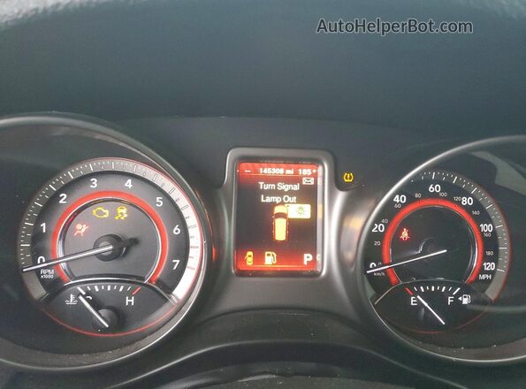 3C4PDDGG1JT465436 2018 DODGE JOURNEY White Instrument cluster view