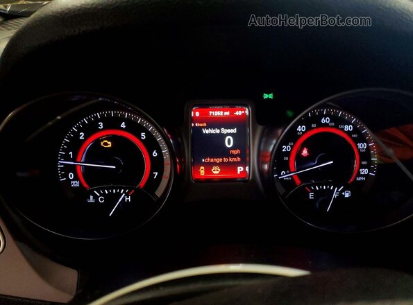 3C4PDDGG2JT269523 2018 DODGE JOURNEY Gray Instrument cluster view