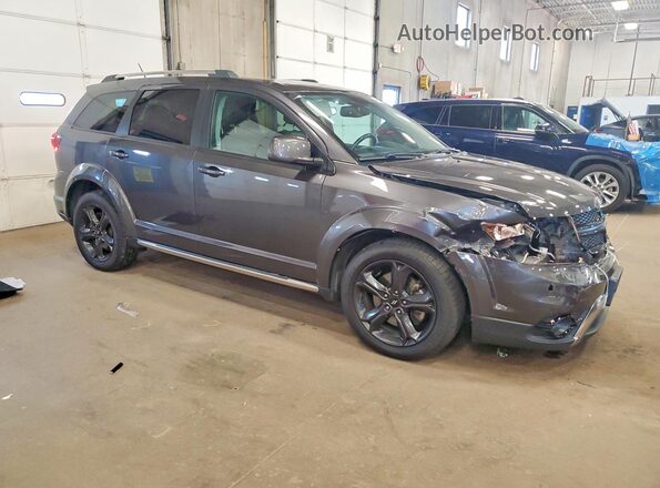 3C4PDDGG2JT269523 2018 DODGE JOURNEY Gray Front right