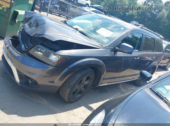 3C4PDDGG2JT364518 2018 DODGE JOURNEY Gray Vista tres cuartos delantera izquierda