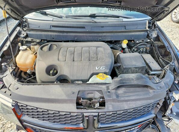 3C4PDDGG3GT190080 2016 DODGE JOURNEY Black Engine compartment view