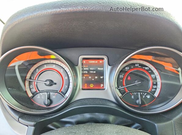 3C4PDDGG3GT190080 2016 DODGE JOURNEY Black Instrument cluster view