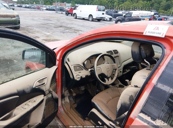 3C4PDDGG4JT491884 2018 DODGE JOURNEY Orange Вид спереду