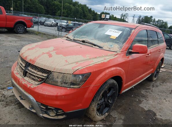 3C4PDDGG4JT491884 2018 DODGE JOURNEY Orange Передня ліва чверть