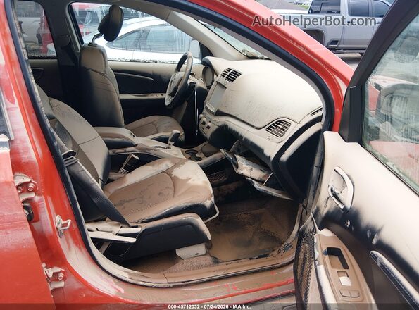 3C4PDDGG4JT491884 2018 DODGE JOURNEY Orange Вид салону спереду