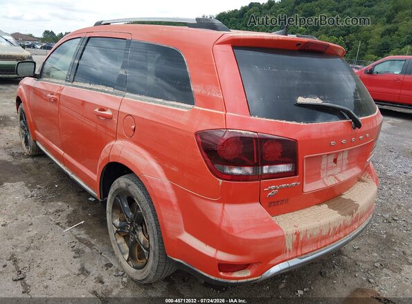 3C4PDDGG4JT491884 2018 DODGE JOURNEY Orange Задня ліва чверть