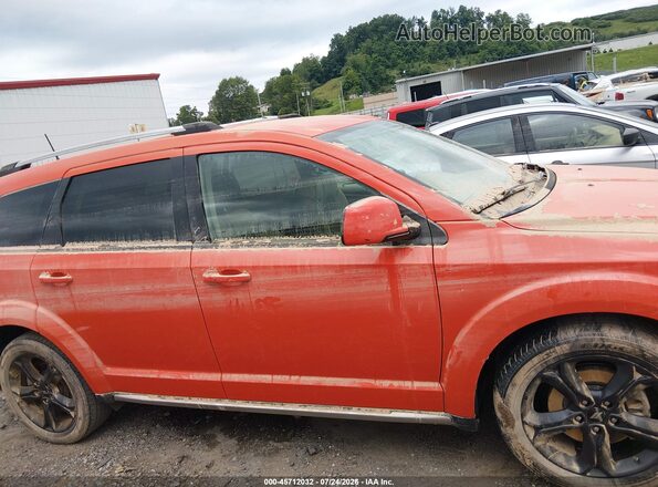 3C4PDDGG4JT491884 2018 DODGE JOURNEY Orange Вид задньої частини салону