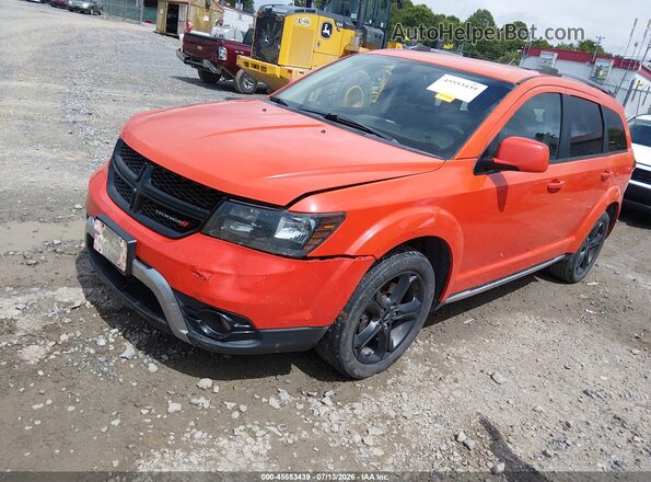 3C4PDDGG4KT720551 2019 DODGE JOURNEY Orange Առջևի ձախ երեք քառորդ տեսարան