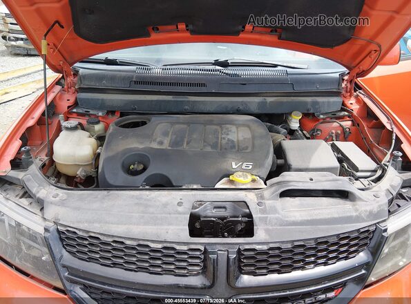 3C4PDDGG4KT720551 2019 DODGE JOURNEY Orange Հետևի տեսք