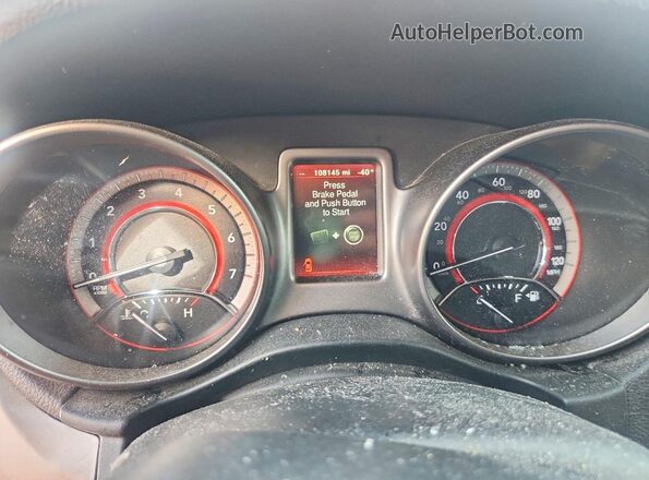 3C4PDDGG5HT521078 2017 DODGE JOURNEY Charcoal Vista del cuadro de instrumentos