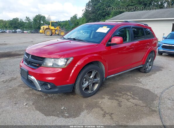 3C4PDDGG5JT197166 2018 DODGE JOURNEY Maroon Vista tres cuartos delantera izquierda