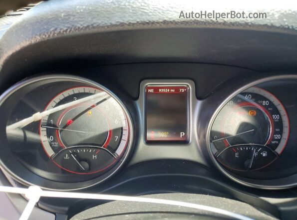 3C4PDDGG5KT816446 2019 DODGE JOURNEY Белый Вид щитка приборов