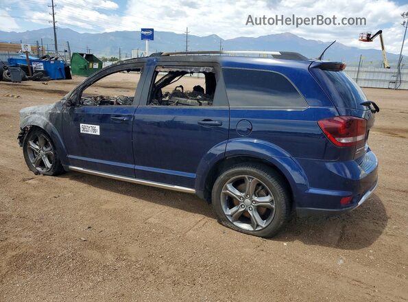 3C4PDDGG6HT703372 2017 DODGE JOURNEY Blue Trasero izquierdo