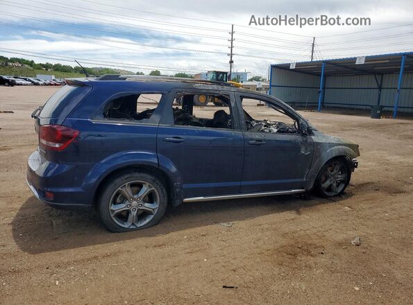 3C4PDDGG6HT703372 2017 DODGE JOURNEY Blue Trasero derecho