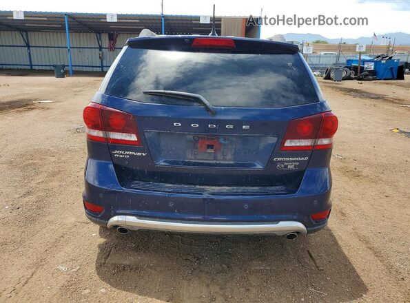 3C4PDDGG6HT703372 2017 DODGE JOURNEY Blue Vista trasera