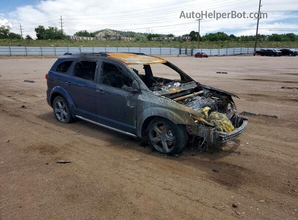 3C4PDDGG6HT703372 2017 DODGE JOURNEY Blue Delantero derecho