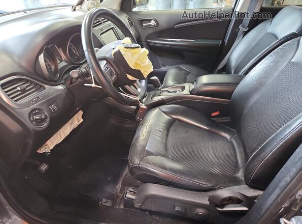 3C4PDDGG7JT430366 2018 DODGE JOURNEY Gray წინა სალონის ხედი