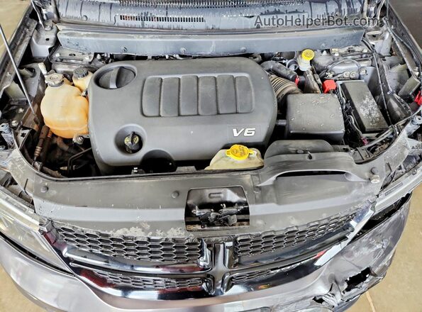 3C4PDDGG7JT430366 2018 DODGE JOURNEY Gray ძრავის განყოფილების ხედი