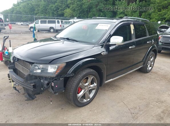 3C4PDDGG8GT163716 2016 DODGE JOURNEY Black Առջևի ձախ երեք քառորդ տեսարան