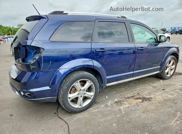 3C4PDDGG9HT541480 2017 DODGE JOURNEY Blue Trasero derecho