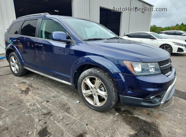 3C4PDDGG9HT541480 2017 DODGE JOURNEY Blue Delantero derecho