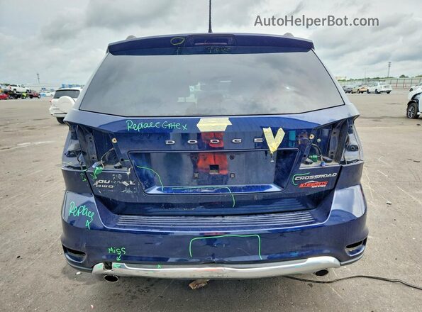 3C4PDDGG9HT541480 2017 DODGE JOURNEY Blue Vista trasera